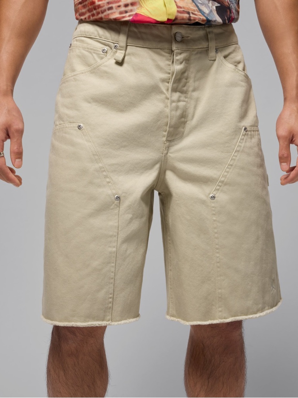 Air Jordan Men's Workwear Short Size 34 II0363-206 Rattan/White
